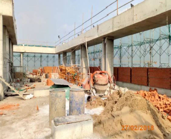 Xây tường bao sân thượng