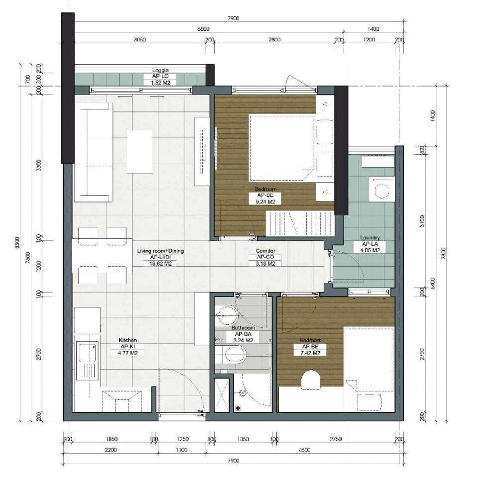 Thiết kế căn hộ 29