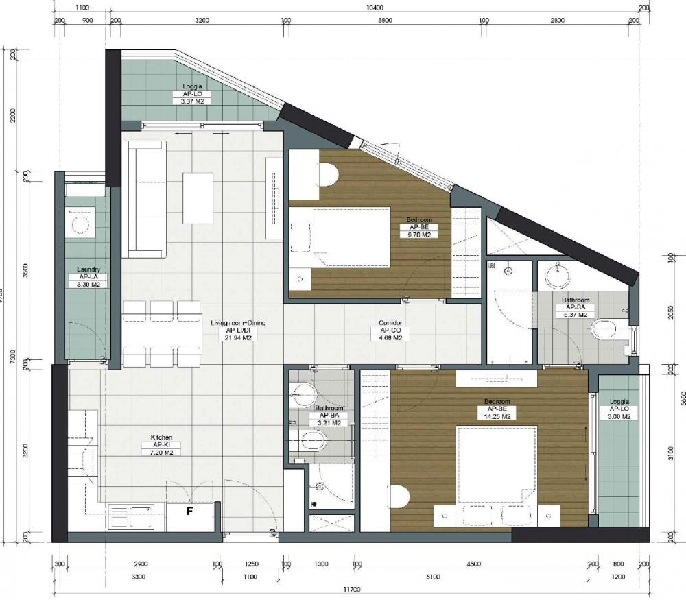 Thiết kế căn hộ 23