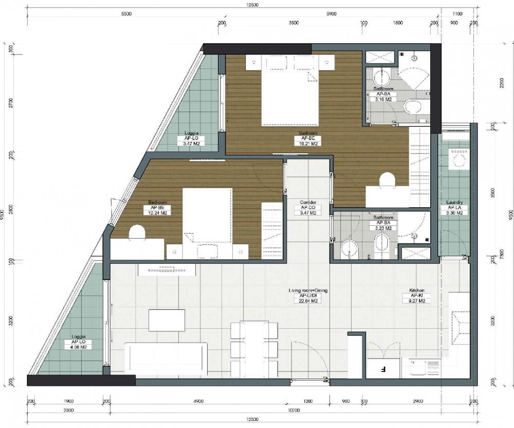 Thiết kế căn hộ 1