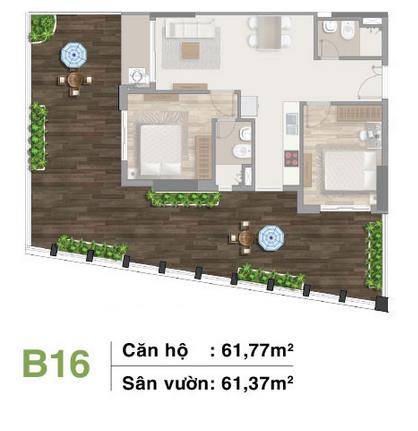 Thiết kế căn hộ B16