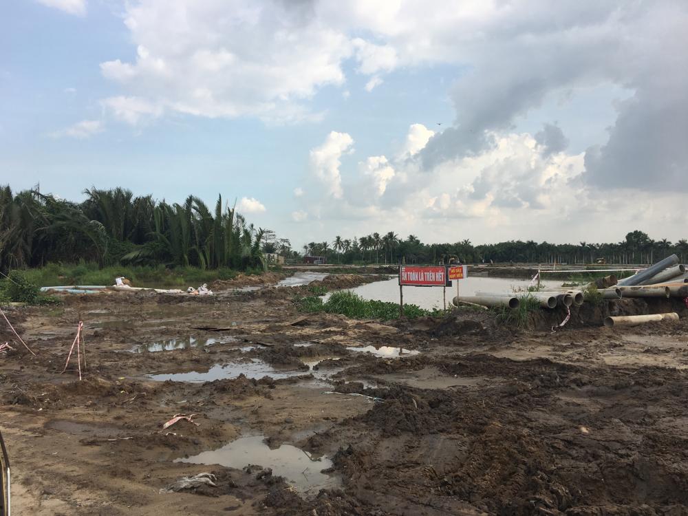 Dự án đang san lấp mặt bằng