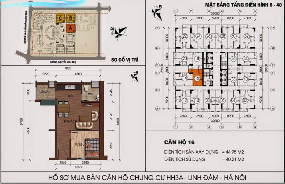 Thiết kế căn hộ 16
