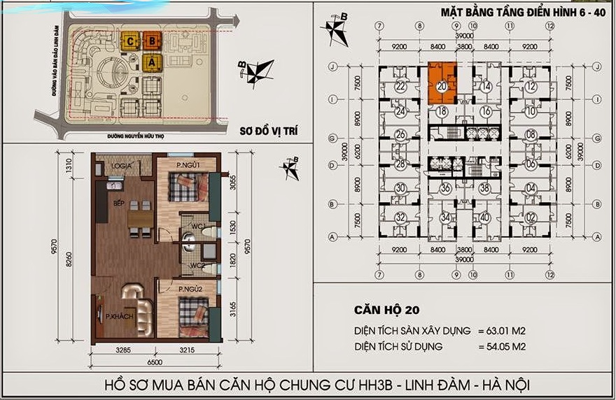 Thiết kế căn hộ 20