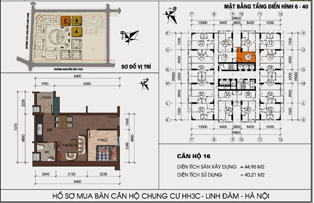 Thiết kế căn hộ 16