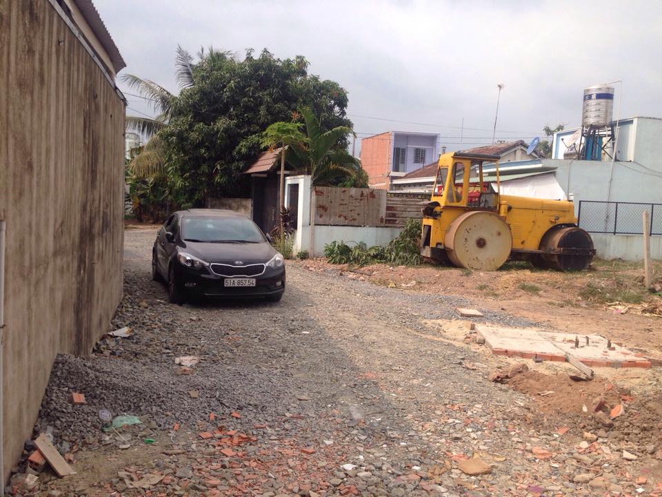 Dự án đang thi công hạ tầng