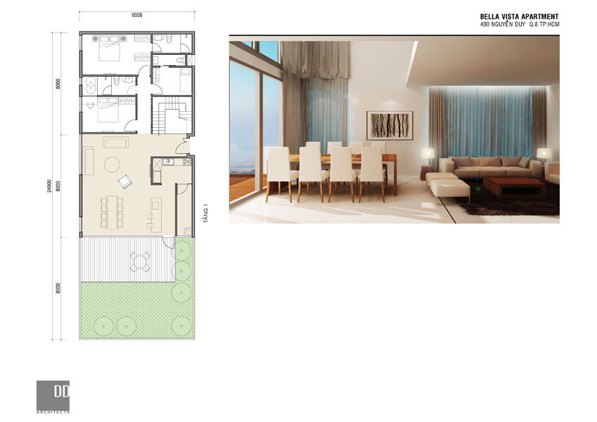 Căn hộ Bella Vista City 4