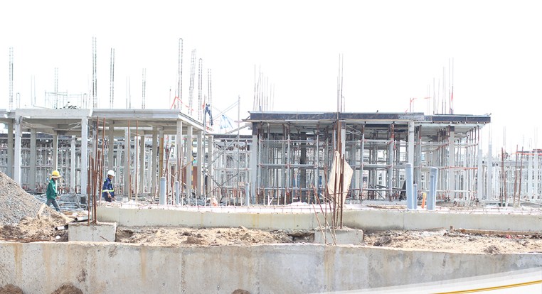 Dự án đang thi công phần thô