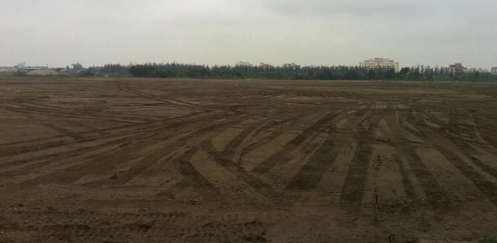 Dự án đã hoàn thành xong phần san nền và đường công vụ, sắp xây dựng nhà mẫu