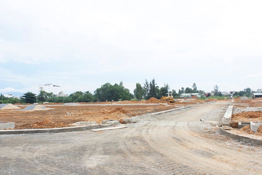 Dự án đang thi công hạ tầng