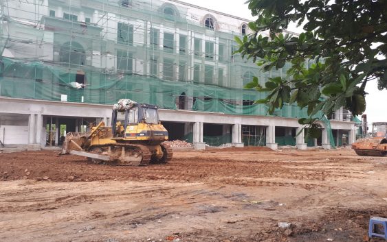 Dự án đang thi công phần thô